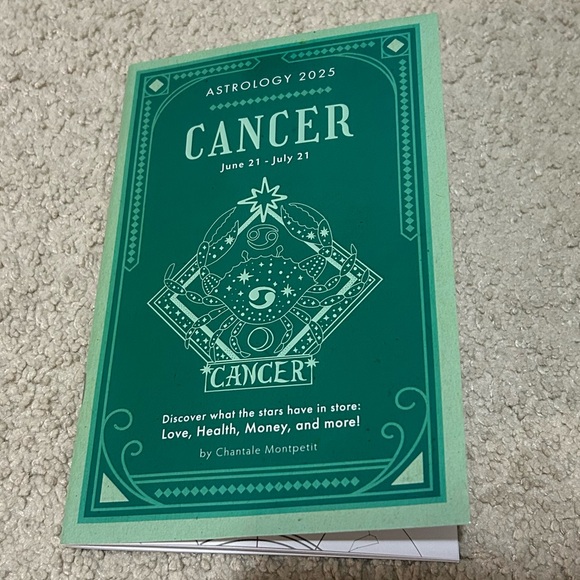 Astrology 2025 Book CANCER(6/21-7/21) Paperback By Chantale Montpetit - Picture 4 of 14